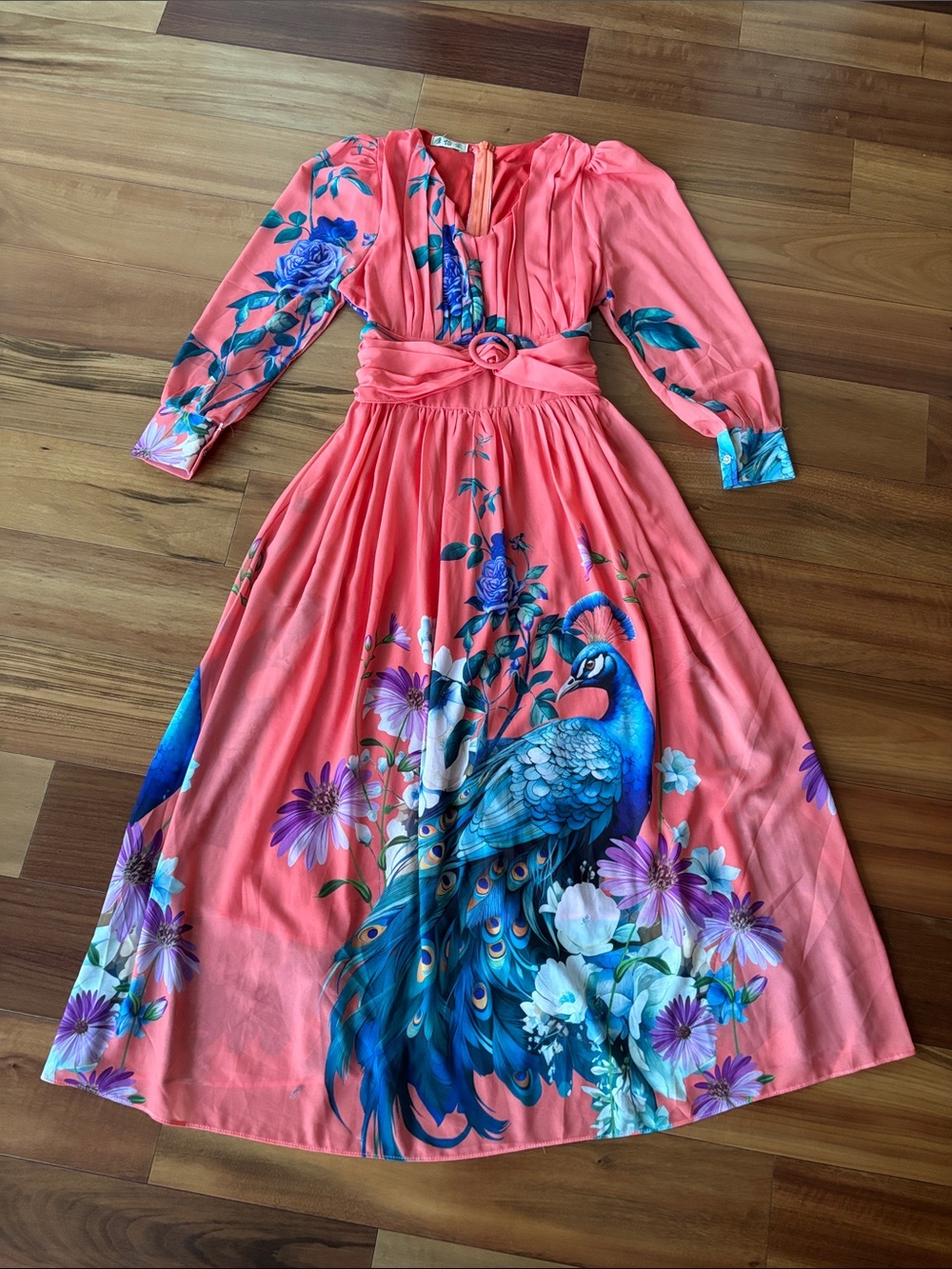 Vibrant midi dress